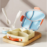 Blue Bread slice Fun themed Kids Lunch Box/Tiffin