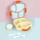 Blue Bread slice Fun themed Kids Lunch Box/Tiffin