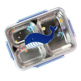 Blue Whale Big Size Stainless Steel Kids Lunch Box