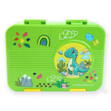 Green Dinosaur Volcano Bento Lunch Box for Kids