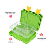 Green Dinosaur Volcano Bento Lunch Box for Kids