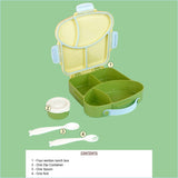 Pastel Mint Bread slice Fun themed Kids Lunch Box/Tiffin Box