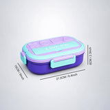 Mint & Purple Shapes Happy Bites Bento Lunch Box