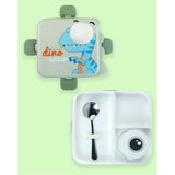 Olive One Eye Stainless Steel Lunch Box For Kids