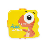 Yellow One Eye Stainless Steel Lunch Box For Kids
