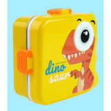 Yellow One Eye Stainless Steel Lunch Box For Kids