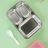 Pink Party Hat Unicorn Big Size Stainless Steel Kids Lunch Box