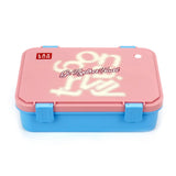 Pink Travel theme Stainless Steel Tiffin/Lunch Box for Kids and Adults