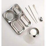 Pink Travel theme Stainless Steel Tiffin/Lunch Box for Kids and Adults