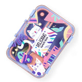 Purple Meow Compact Tiffin Lunch Box for Kids