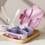 Purple Bread slice Fun themed Kids Lunch Box/Tiffin