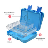 Blue Space Bento Lunch Box for Kids