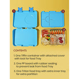 Blue Space Bento Lunch Box for Kids