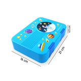 Blue Space Bento Lunch Box for Kids