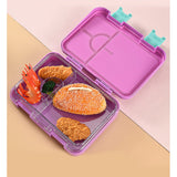 Purple Unicorn Bento Lunch Box for Kids