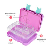 Purple Unicorn Bento Lunch Box for Kids