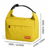 Olive Adjustable Buckle Hook Style Insulated Lunch Bag for Kids & Adults