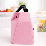 Pink Adjustable Buckle Hook Style Insulated Lunch Bag for Kids & Adults