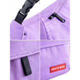 Purple Adjustable Buckle Hook Style Insulated Lunch Bag for Kids & Adults