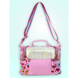 Shiny Meow Cat Theme Double Compartment Insulated Lunch Bag For Kids