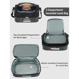 2pcs set of Jurasic Dino School Backpack & matching Lunchbag for Kids, 5yrs - 10yrs