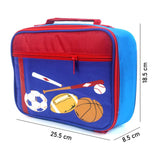 Sports theme Single Compartment Lunch Bag for Kids