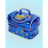 Transport Theme Double Compartment Insulated Lunch Bag For Kids