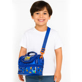 Transport Theme Double Compartment Insulated Lunch Bag For Kids