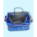 Transport Theme Double Compartment Insulated Lunch Bag For Kids