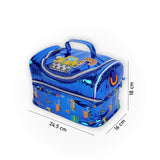 Transport Theme Double Compartment Insulated Lunch Bag For Kids