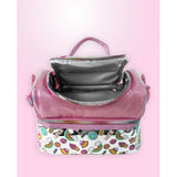 Shiny Unicorn Theme Double Compartment Insulated Lunch Bag For Kids