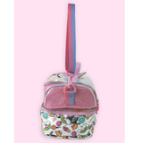 Shiny Unicorn Theme Double Compartment Insulated Lunch Bag For Kids