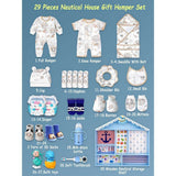 Newborn Baby Boy Wooden Nautical House Gift Hamper (0-12 months)