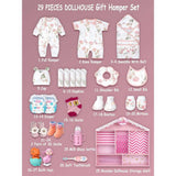 Newborn Baby Girl Wooden Dollhouse Gift Hamper (0-12 months)