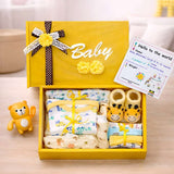 Yellow Sunshine Wooden Baby Shower Box (Gender Neutral)
