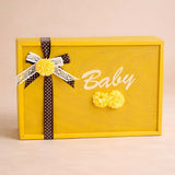 Yellow Sunshine Wooden Baby Shower Box (Gender Neutral)