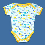 Yellow Sunshine Wooden Baby Shower Box (Gender Neutral)