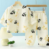 Lazy Panda, Organic Crushed soft Muslin Cotton Kids Nightsuit