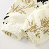 Lazy Panda, Organic Crushed soft Muslin Cotton Kids Nightsuit