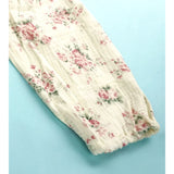 Pink Florals ,Organic Crushed soft Muslin Cotton Kids Nightsuit