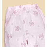 Pink Rabbit Bow Kids Nightsuit