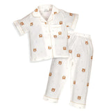 Bear Face Strawberry Kids Nightsuit
