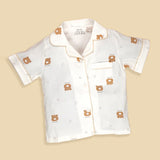 Bear Face Strawberry Kids Nightsuit