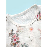 Woodland Bunny, Organic Crushed soft Muslin Cotton Kids Nightsuit