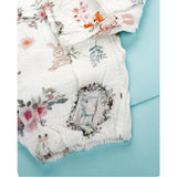 Woodland Bunny, Organic Crushed soft Muslin Cotton Kids Nightsuit