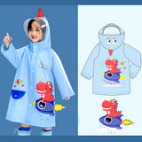 Dino Hit Space Raincoat for Kids