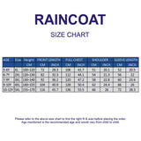 Mint Giraffe Knee Length Raincoat for Kids