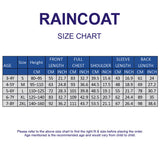Pink Colour-Block Knee-Length Raincoat for Kids & Teens