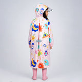 Pink Sunshine Doodle  Knee-Length Raincoat for Kids