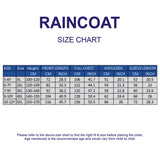 Purple Giraffe Knee Length Raincoat for Kids